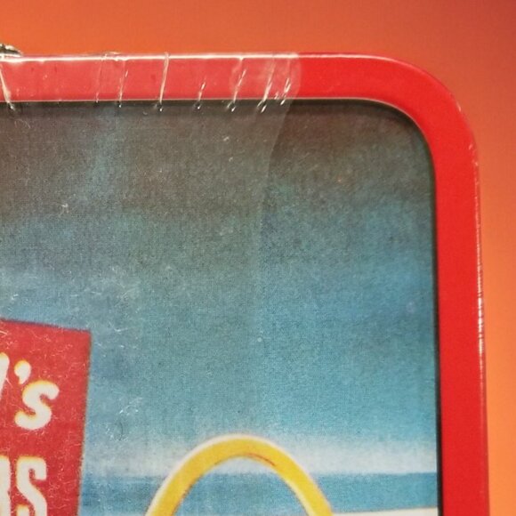 Mini Tin Lunch Box 1998 McDonald's Hamburger Golden Arches Collection Sealed - Picture 13 of 16